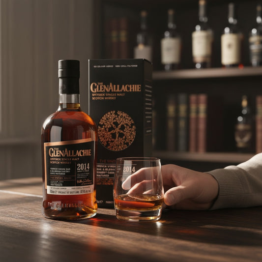 Schwarzbach Spirits GlenAllachie 2014 Sinteis Series Part III single malt Scotch whisky, French Virgin Oak & Oloroso Sherry cask matured, 57.4% vol.