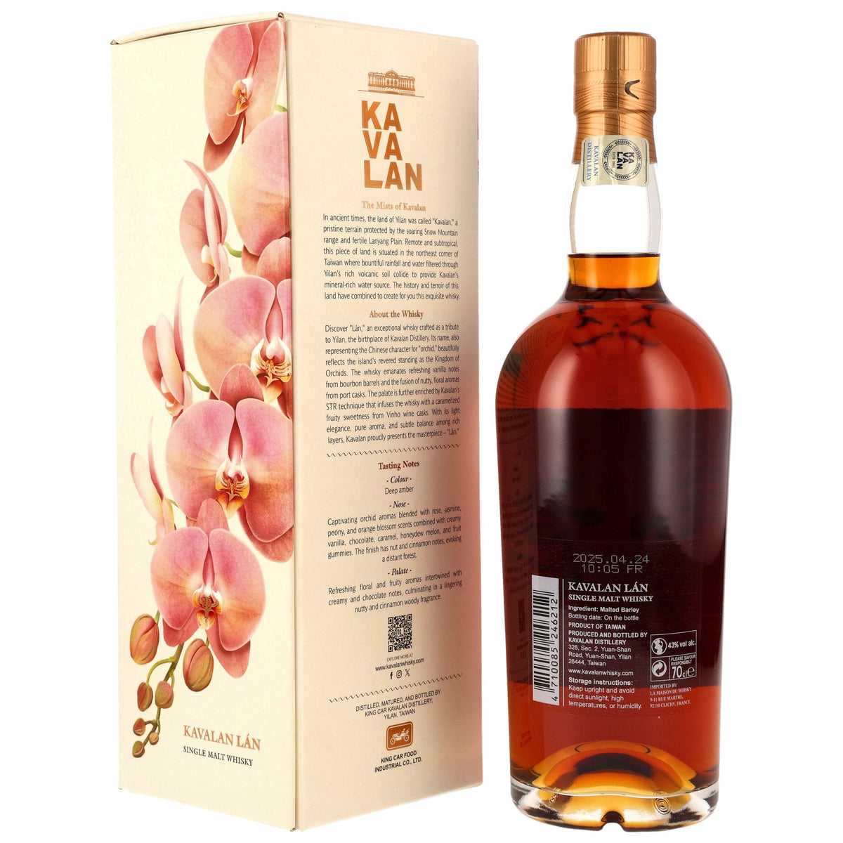Kavalan Lán Taiwan Single Malt Whisky Produktansicht