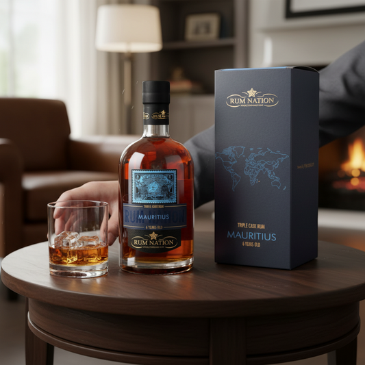 Schwarzbach Spirits Rum Nation Mauritius 6 Years Old Triple Cask Rum, amber colour, 43% Vol.