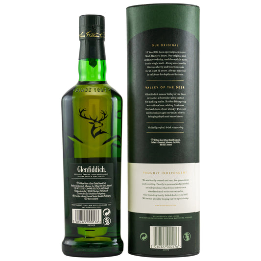 GLENFIDDICH - 12 Jahre - 40% vol. - Schwarzbach Spirits