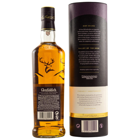 GLENFIDDICH - 15 Jahre - 40% vol. - Schwarzbach Spirits