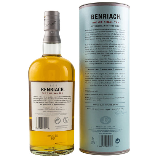 BENRIACH - 10 Jahre The Original Ten - 43% vol. - Schwarzbach Spirits