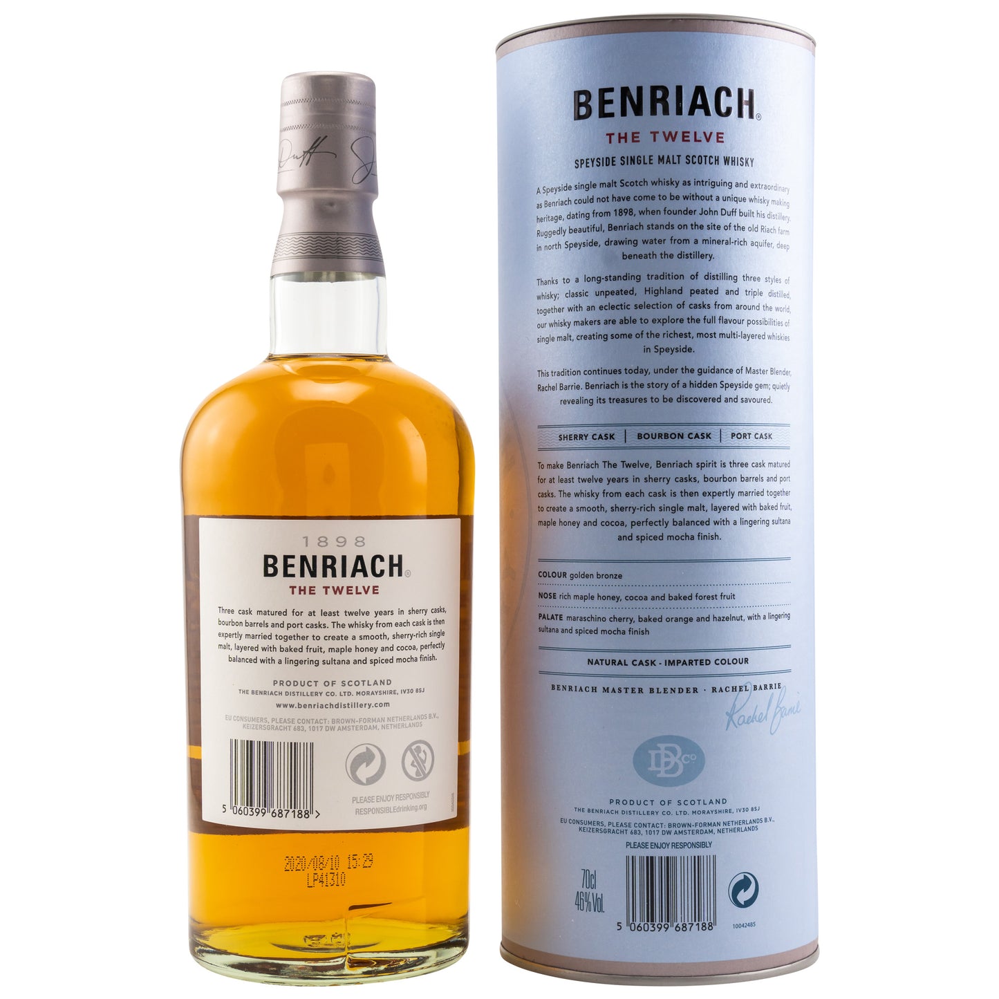 BENRIACH - 12 Jahre The Twelve - 46% vol. - Schwarzbach Spirits