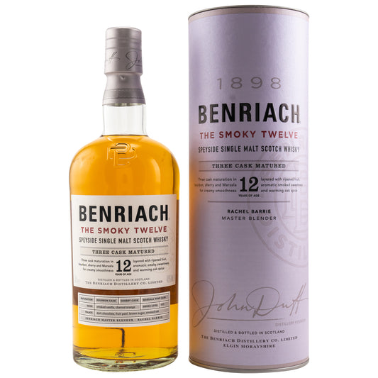 BENRIACH - 12 Jahre The Smoky Twelve - 46% vol. - Schwarzbach Spirits