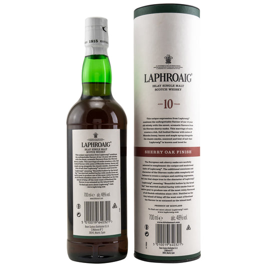 LAPHROAIG - 10 Jahre Sherry Oak Finish - 48% vol. - Schwarzbach Spirits