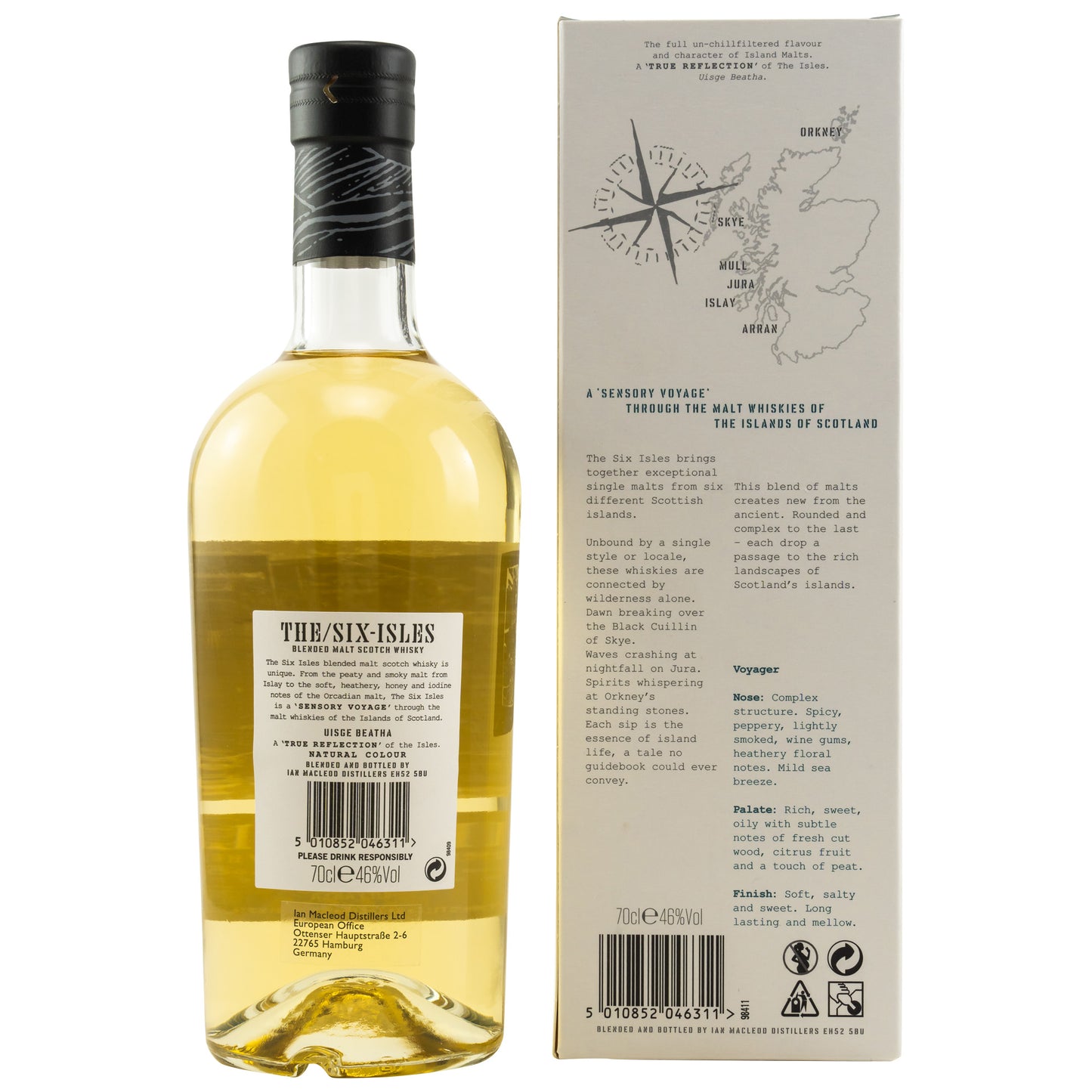 THE SIX ISLES - VOYAGER - 46% vol. - Schwarzbach Spirits