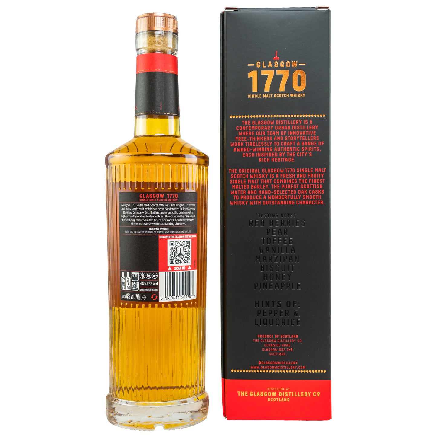 1770 GLASGOW - Single Malt Scotch Whisky The Original - 46% vol. - Schwarzbach Spirits