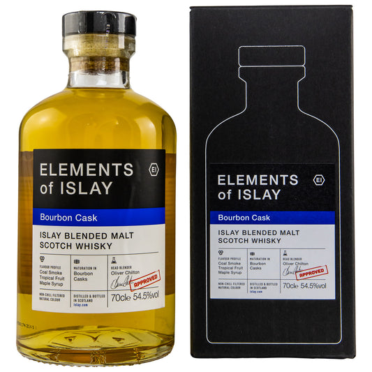 ELEMENTS OF ISLAY - Bourbon Cask - 54,5% vol. - Schwarzbach Spirits