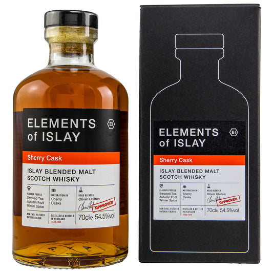 ELEMENTS OF ISLAY - Sherry Cask - 54,5% vol. - Schwarzbach Spirits