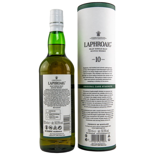 LAPHROAIG - 10 Jahre Cask Strength Batch 15 - 56,5% vol. - Schwarzbach Spirits