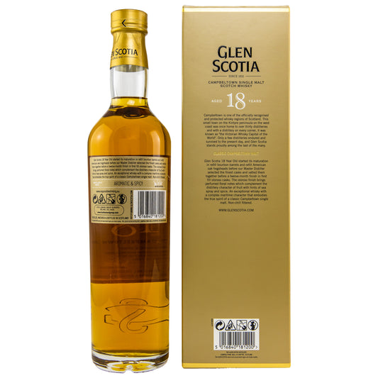 GLEN SCOTIA - 18 Jahre - 46% vol. - Schwarzbach Spirits