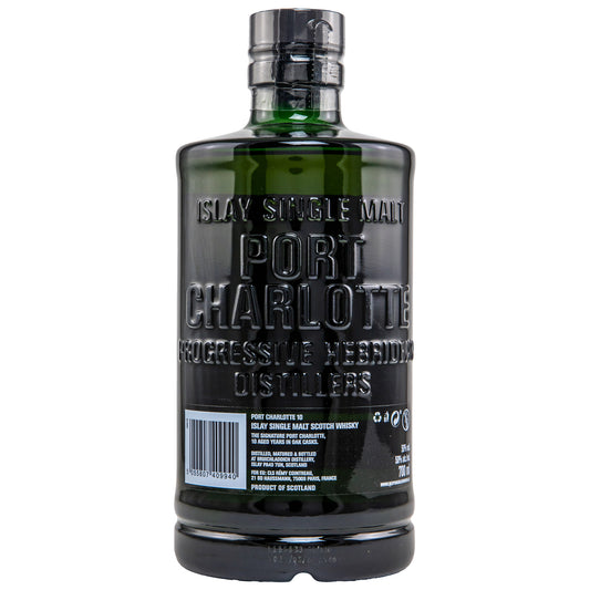 PORT CHARLOTTE  - 10 Jahre Heavily Peated ohne Tube- 50% vol. - Schwarzbach Spirits
