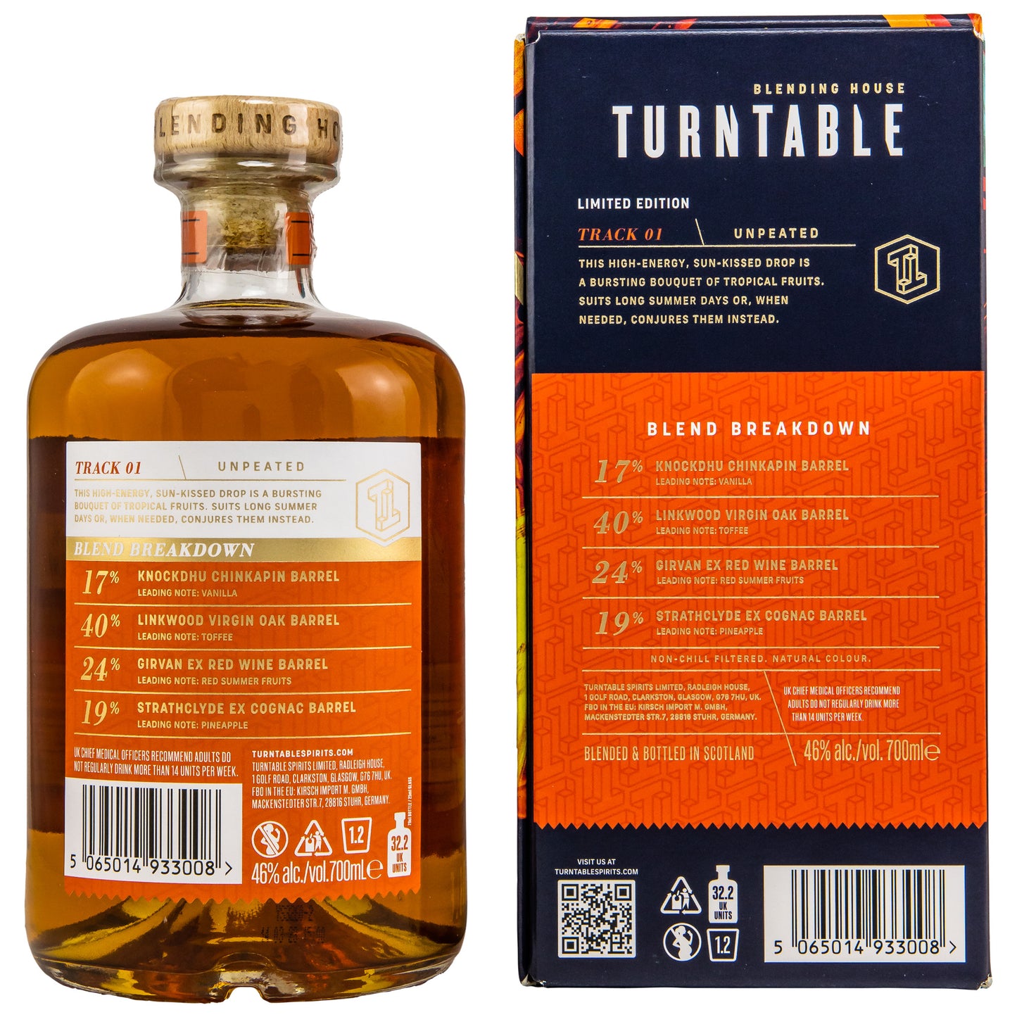 Turntable Spirits Track 1: Joy Discovery Invention - 46% vol. - Schwarzbach Spirits