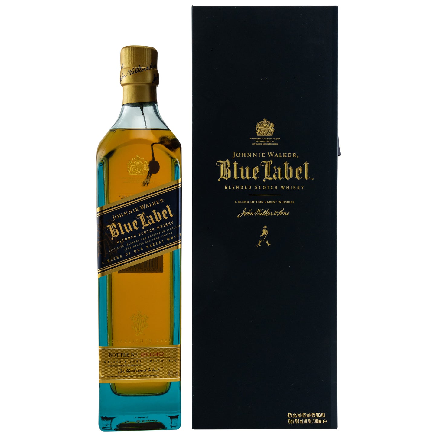 JOHNNIE WALKER - Blue Label - 40% vol. - Schwarzbach Spirits