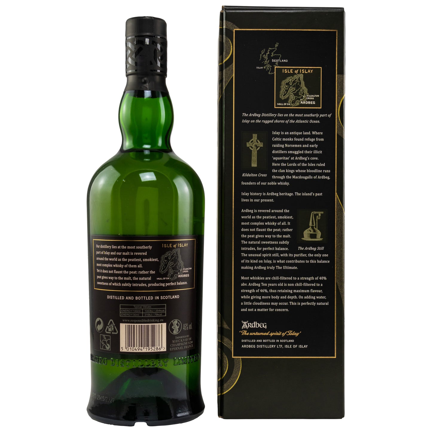 ARDBEG - 10 Jahre - 46% vol. - Schwarzbach Spirits