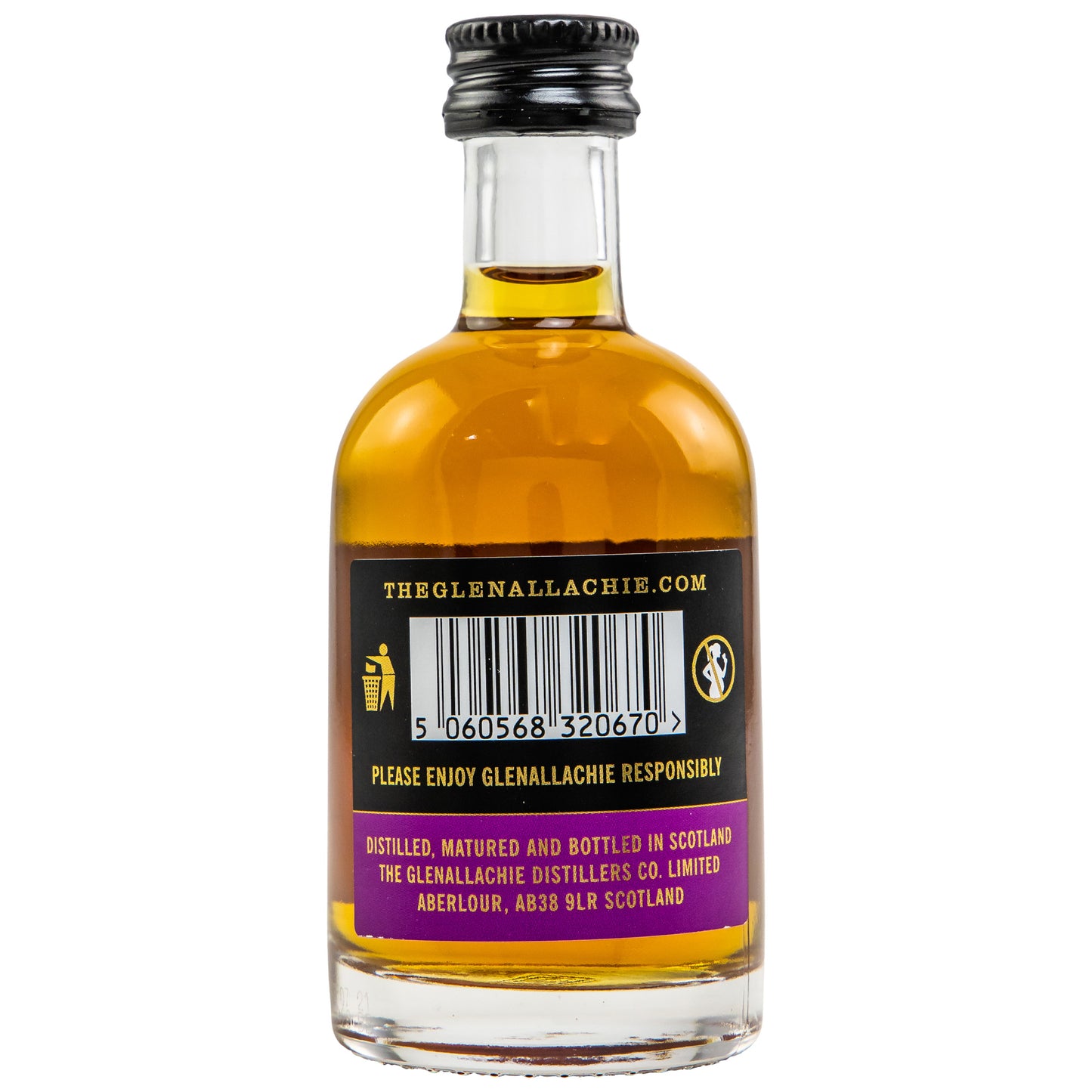 GLENALLACHIE - 12 Jahre - Mini - 46% vol. - Schwarzbach Spirits