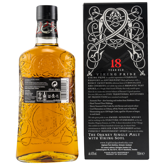 HIGHLAND PARK - 18 Jahre Viking Pride - 43% vol. - Schwarzbach Spirits