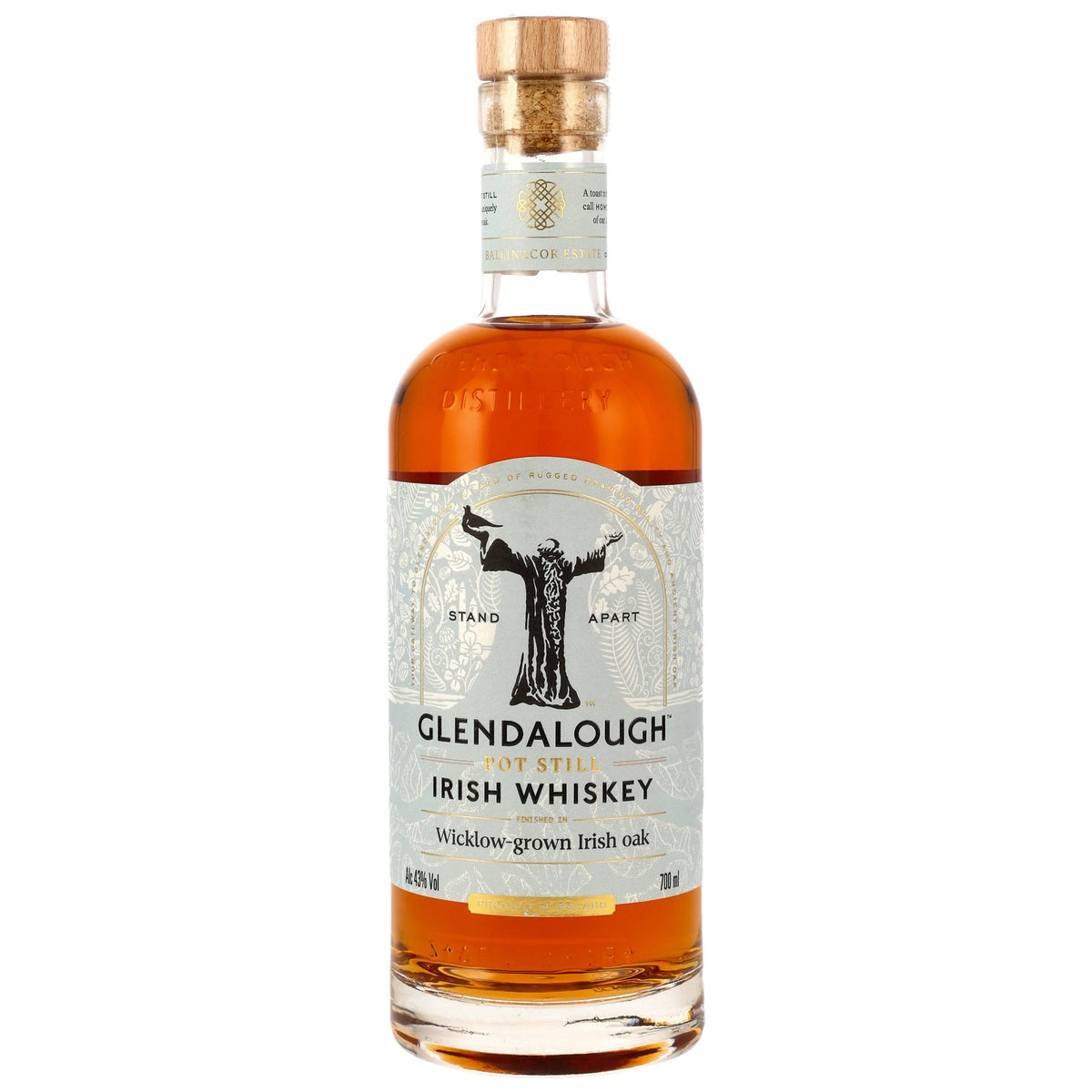 GLENDALOUGH - Pot Still Irish Oak Finish Irish Whiskey - 43% Vol. – 0,7 Liter