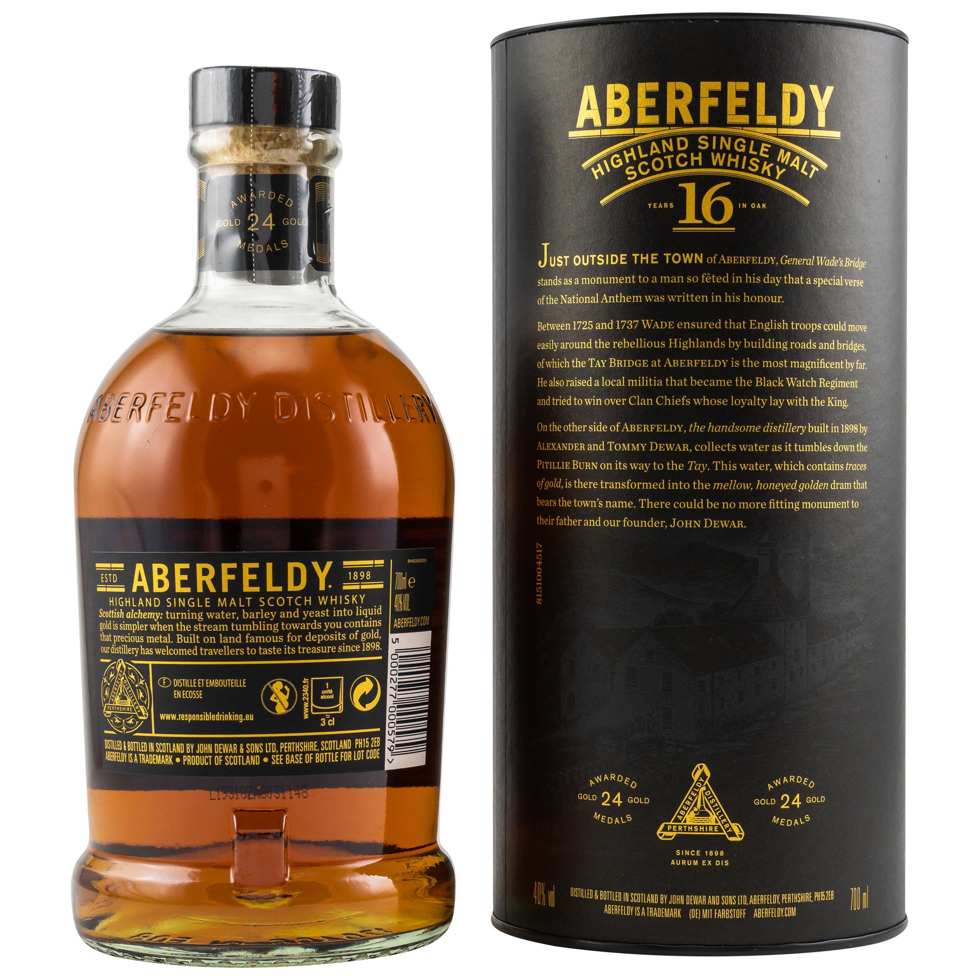 ABERFELDY - 16 Jahre - 40% vol. - Schwarzbach Spirits