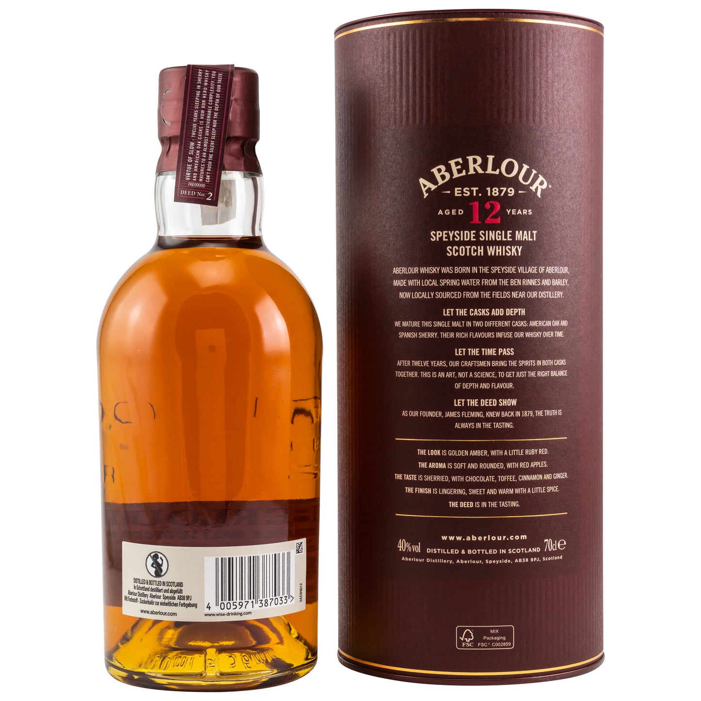 ABERLOUR - 12 Jahre Double Cask - 40% Vol.