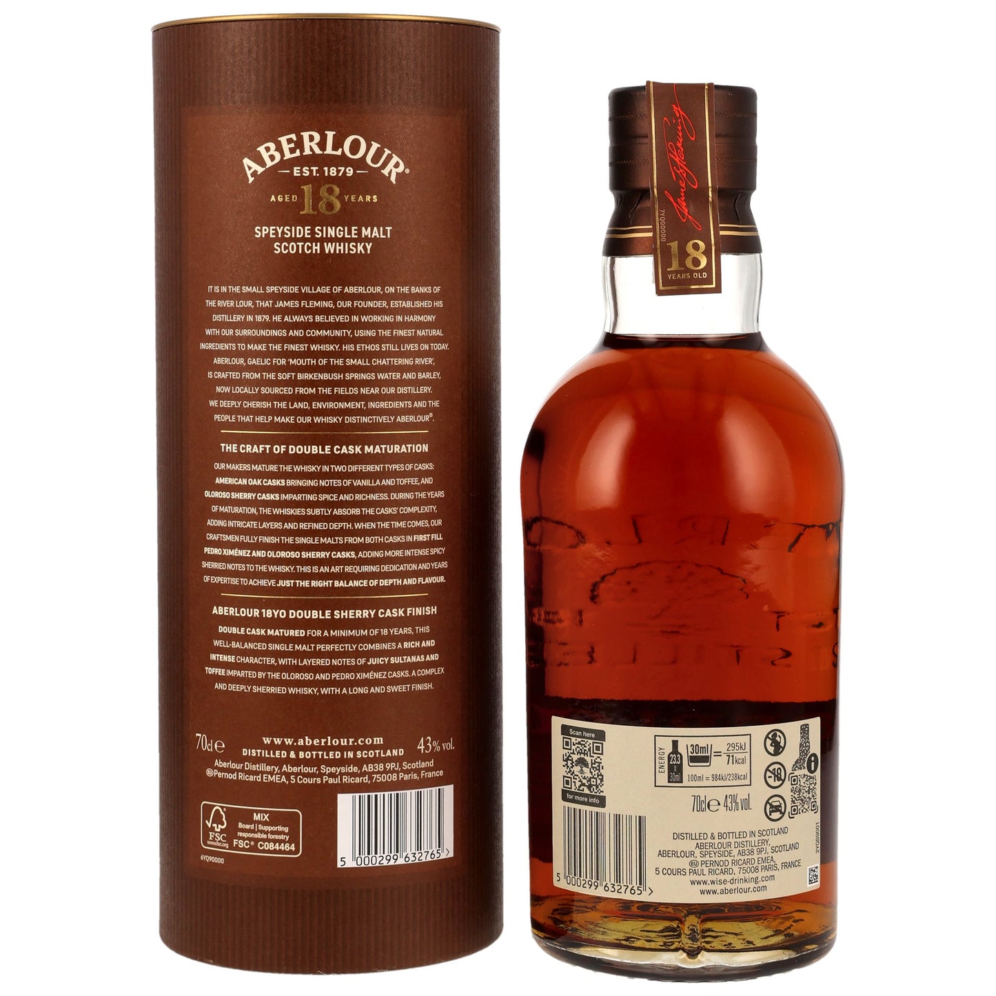 ABERLOUR - 18 Jahre Batch 007 - 43% Vol.
