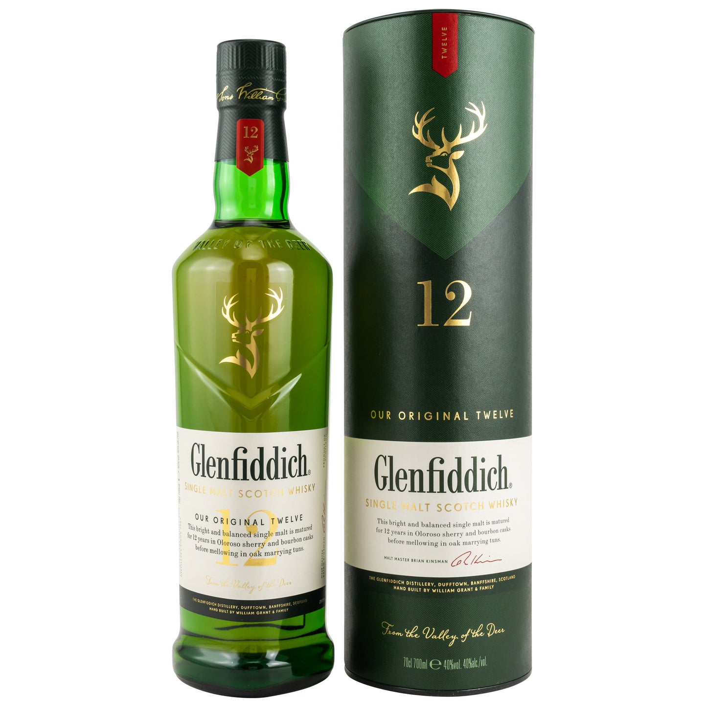 GLENFIDDICH 3er-Bundle - 12+15+18 Jahre - 40% Vol.