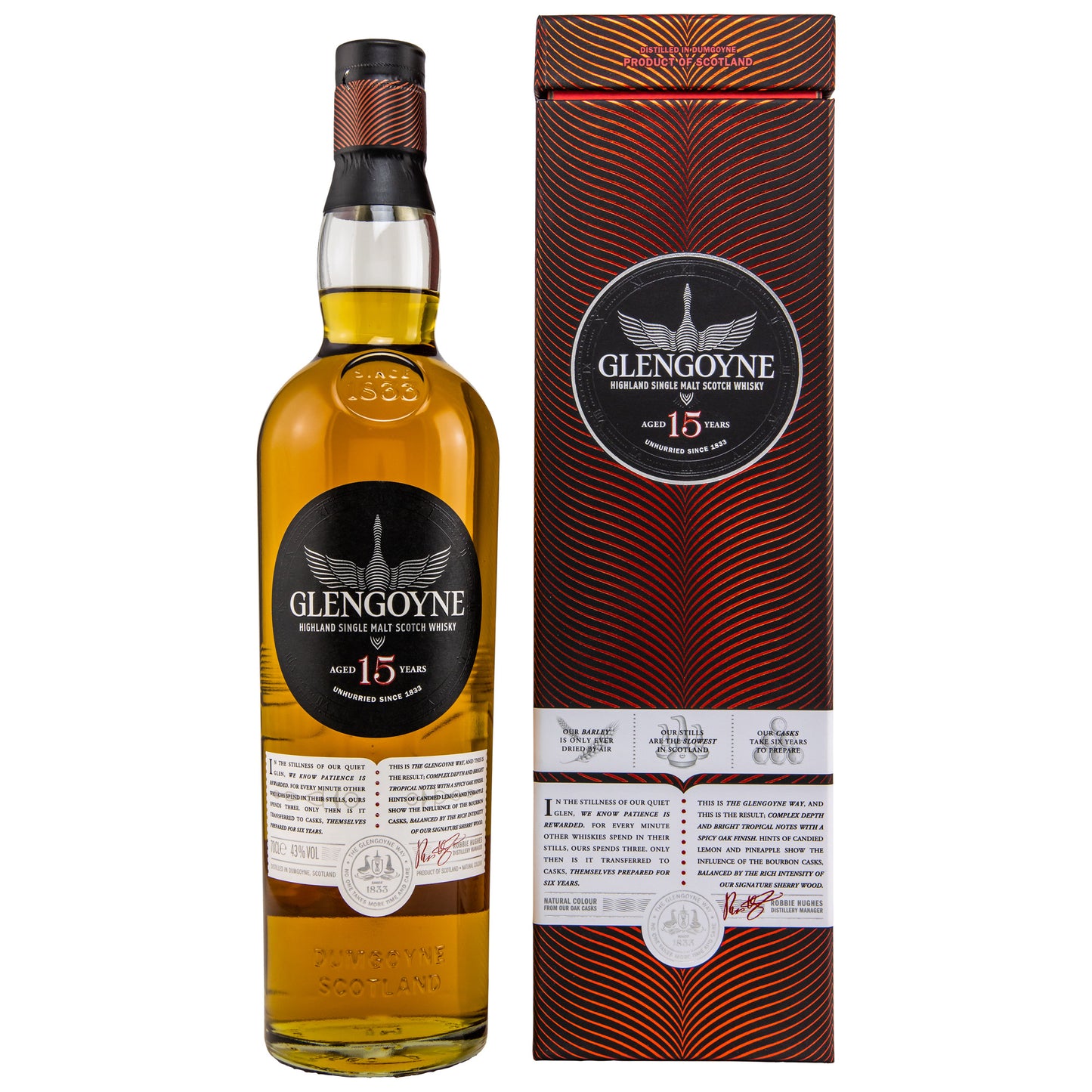 GLENGOYNE - 15 Jahre - 43% Vol.