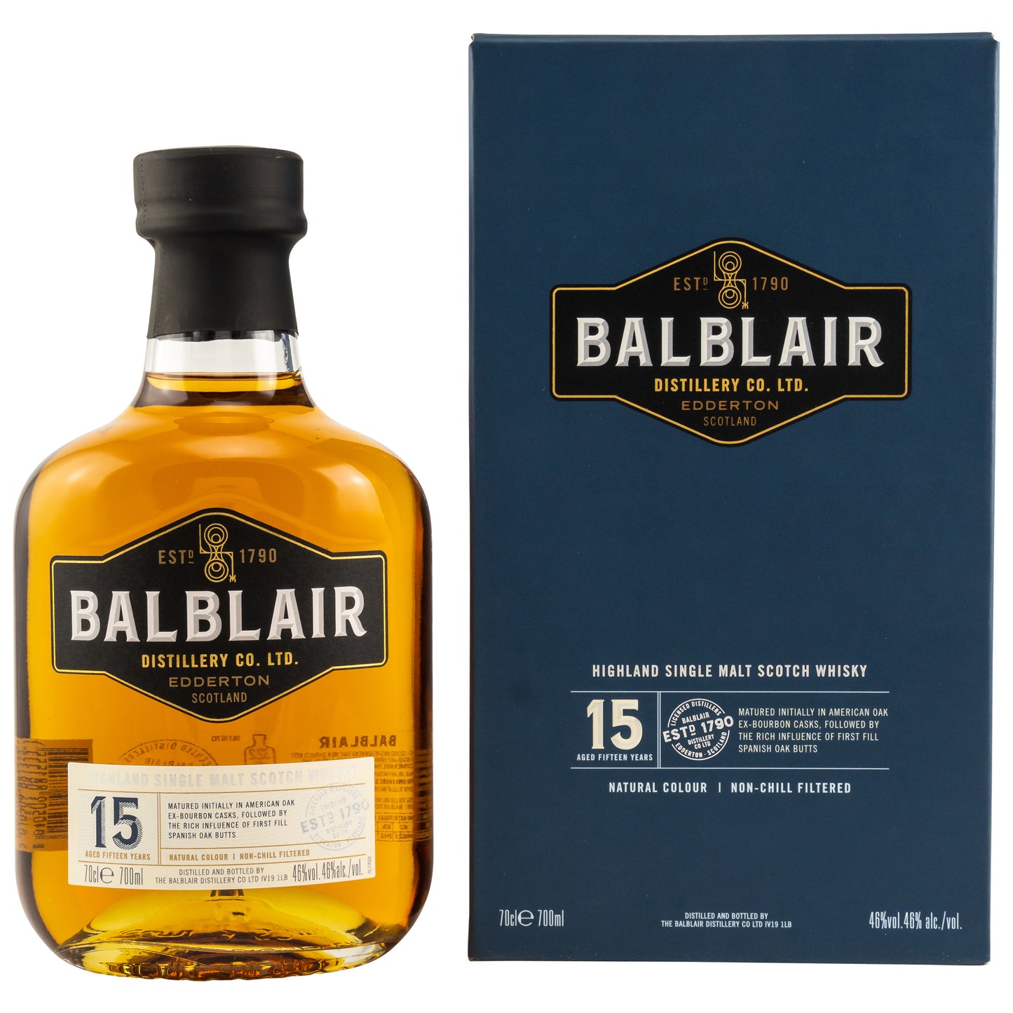 BALBLAIR - 15 Jahre - 46% Vol.