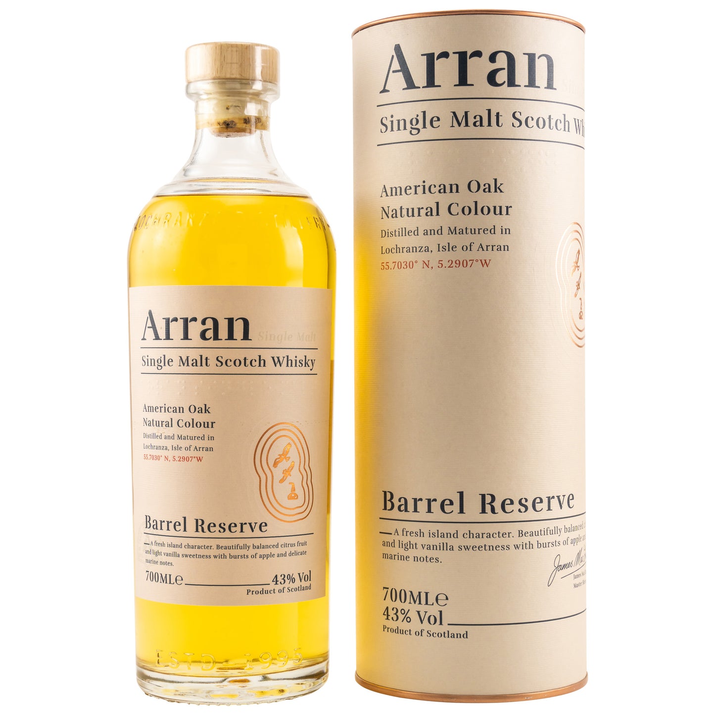 ARRAN - Barrel Reserve - 43% Vol.