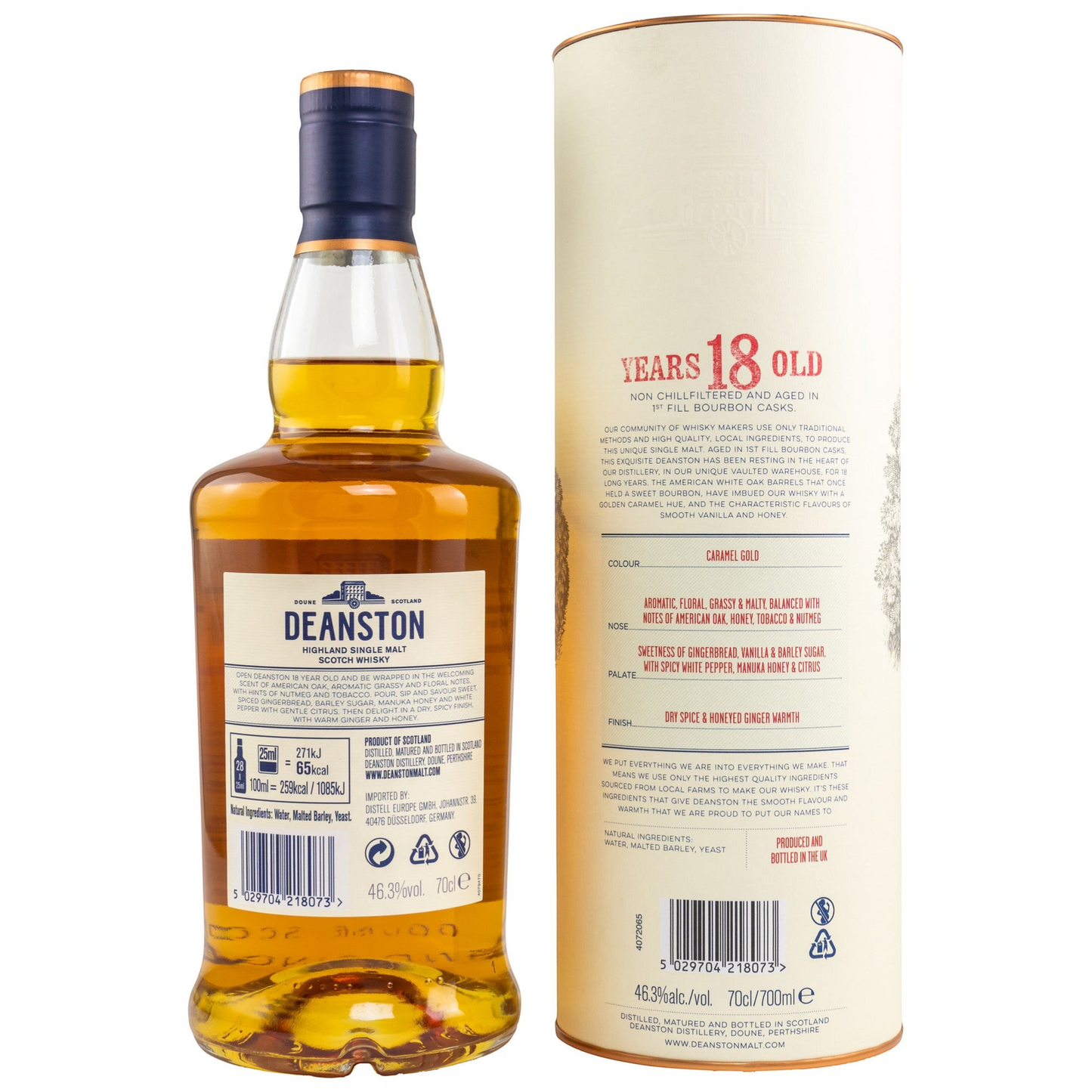 DEANSTON - 18 Jahre - 46,3% Vol.