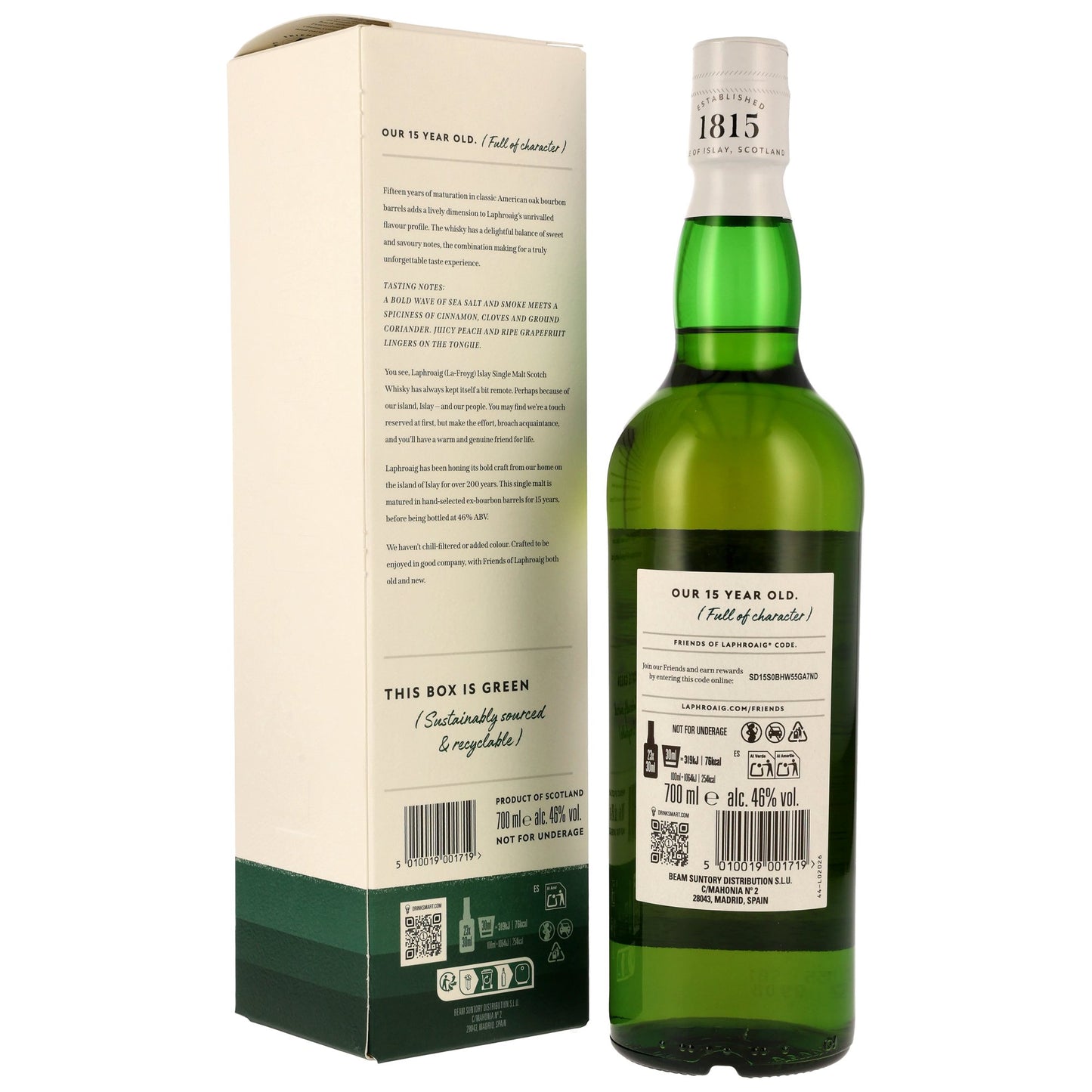 LAPHROAIG - 15 Jahre - 46,0% Vol.