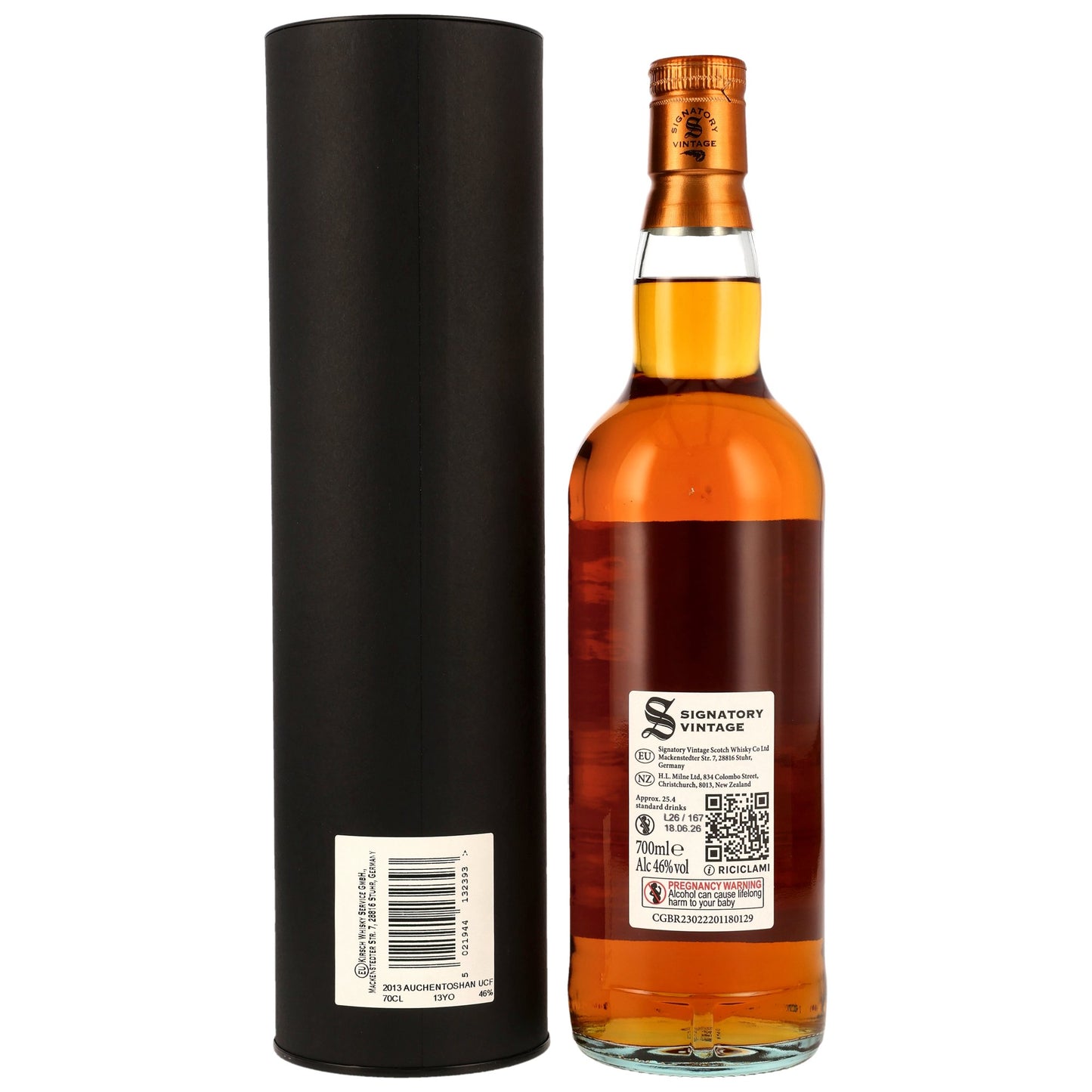 AUCHENTOSHAN - 2013/2026 13 Jahre 1st Fill Amontillado Sherry Casks Finish  - 46% Vol.