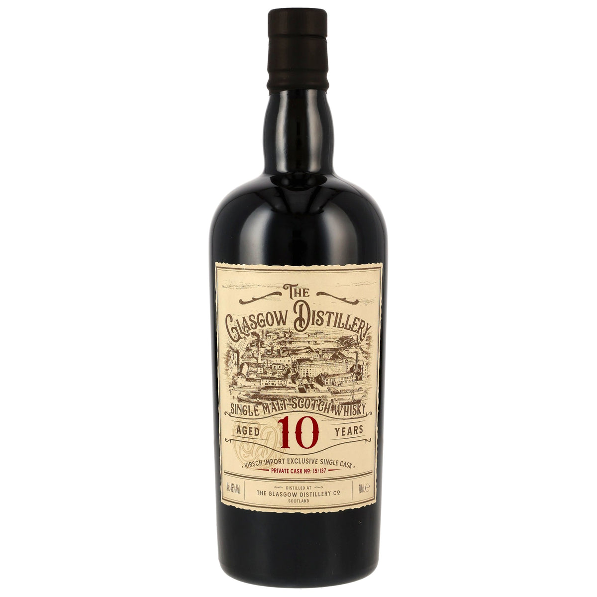 Glasgow 1770 10 Jahre Oloroso Sherry Butt – Flasche