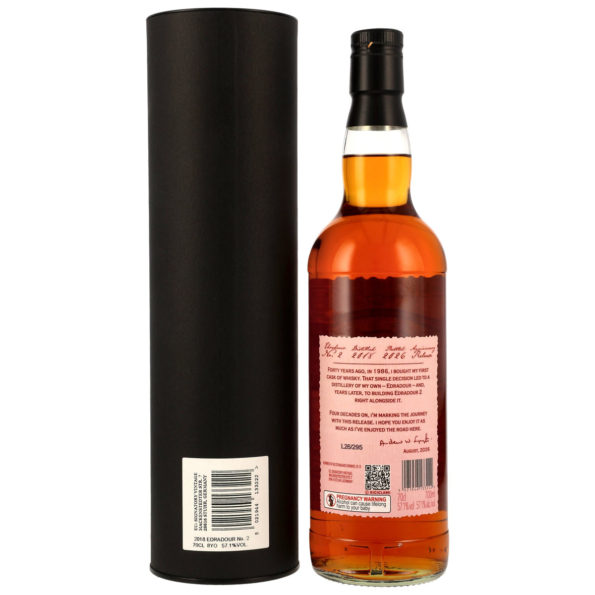 Edradour No. 2 2018/2026 – Rückansicht