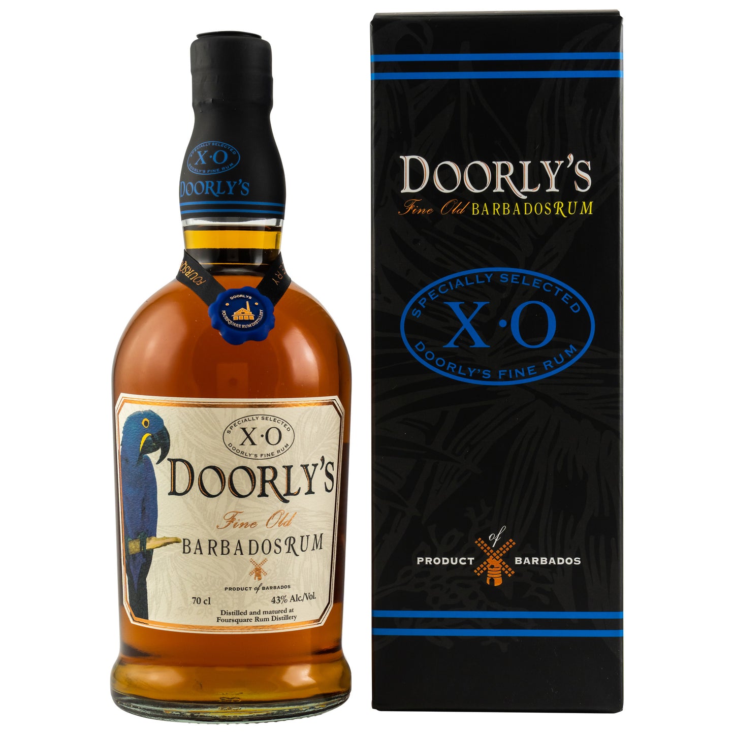 DOORLYS -  XO Fine Old Barbados Rum - 43% Vol.