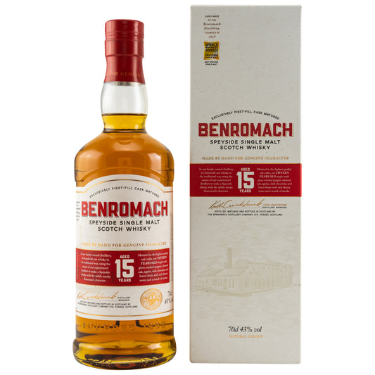 BENROMACH - 15 Jahre  - 43% vol. - Schwarzbach Spirits