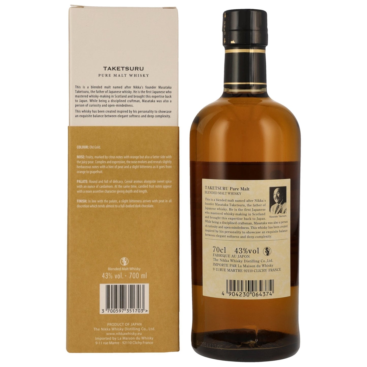 NIKKA - Taketsuru Pure Malt - 43% Vol.