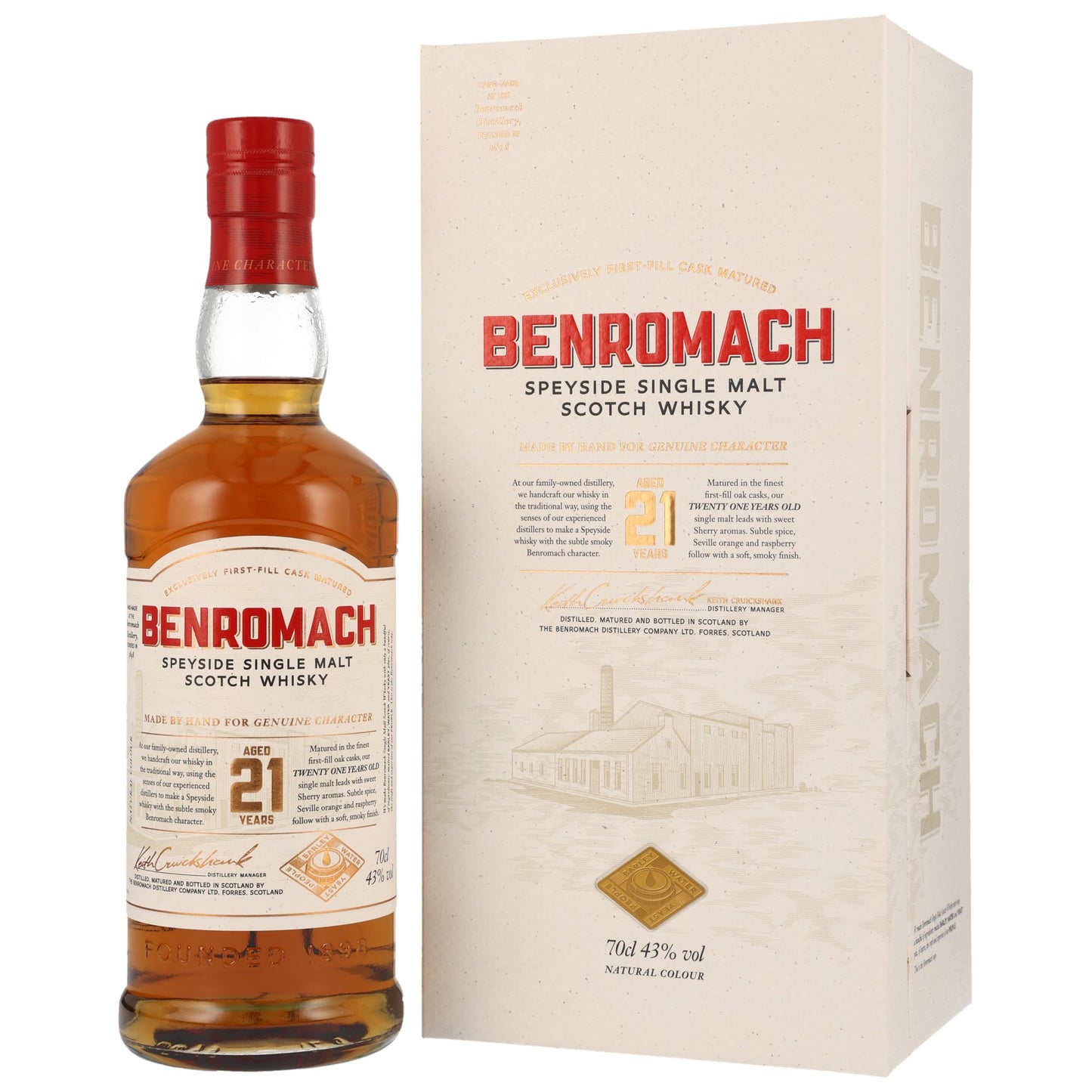 BENROMACH - 21 Jahre - 43% Vol.