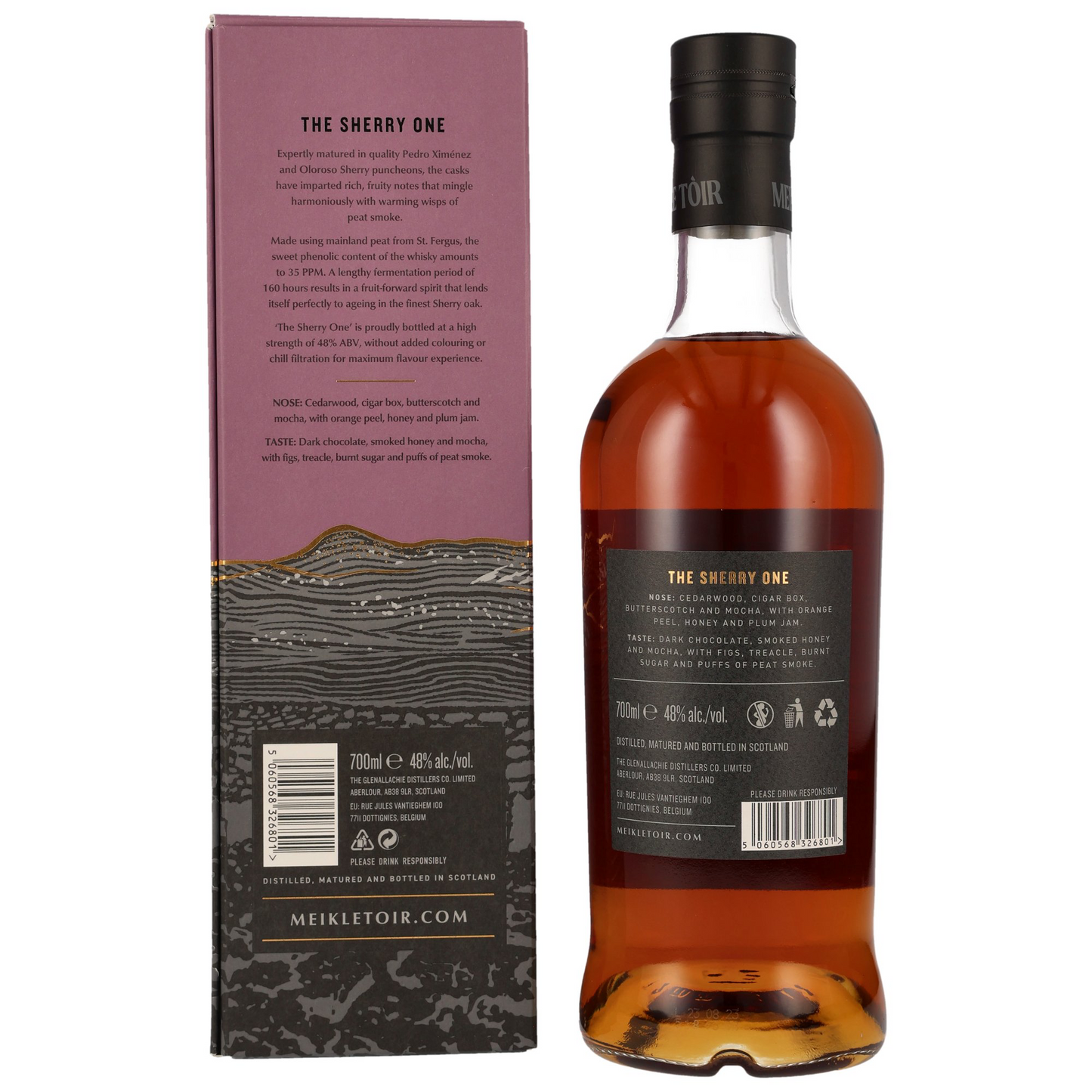 MEIKLE TOIR - 5 Jahre The Sherry One Heavily Peated - 48% Vol.