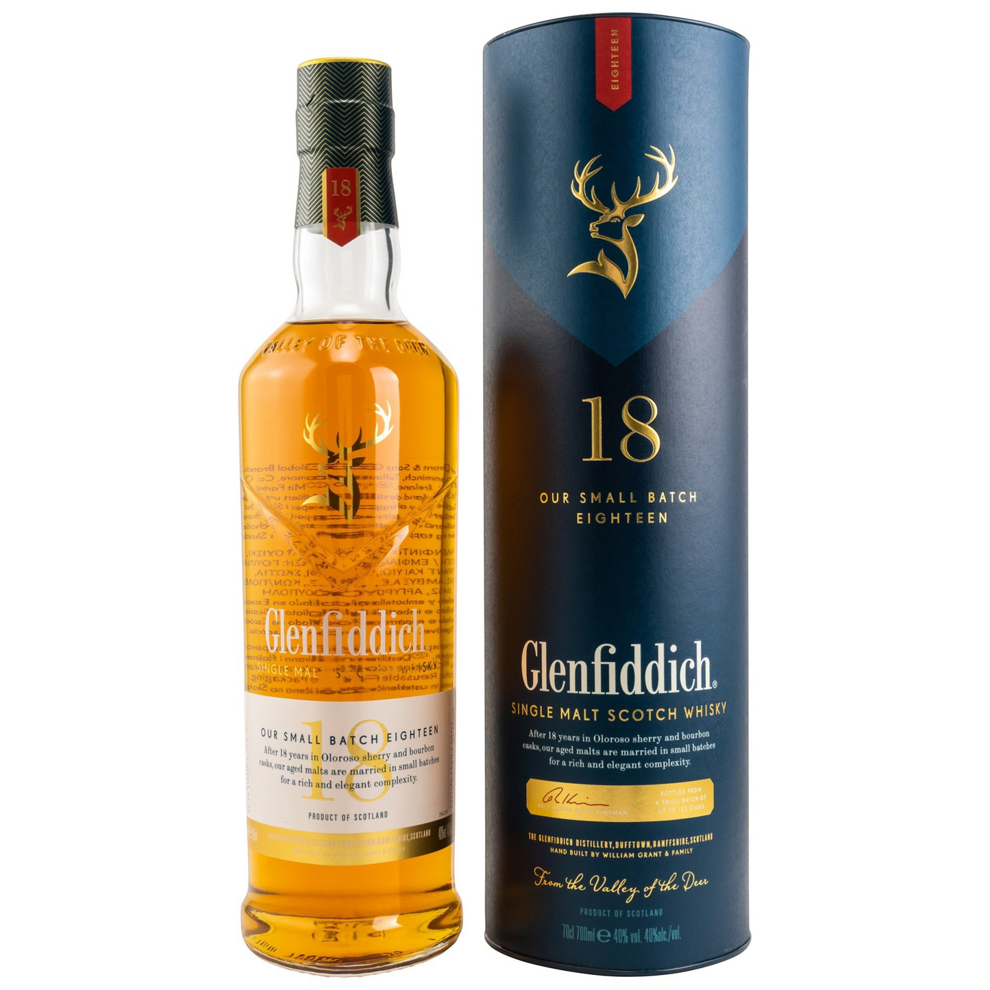 GLENFIDDICH - 18 Jahre - 40% vol. - Schwarzbach Spirits