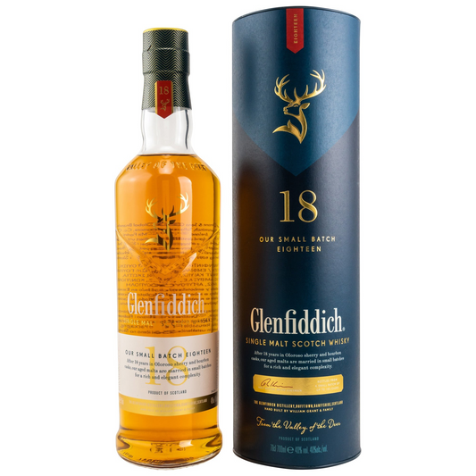 GLENFIDDICH - 18 Jahre - 40% vol. - Schwarzbach Spirits