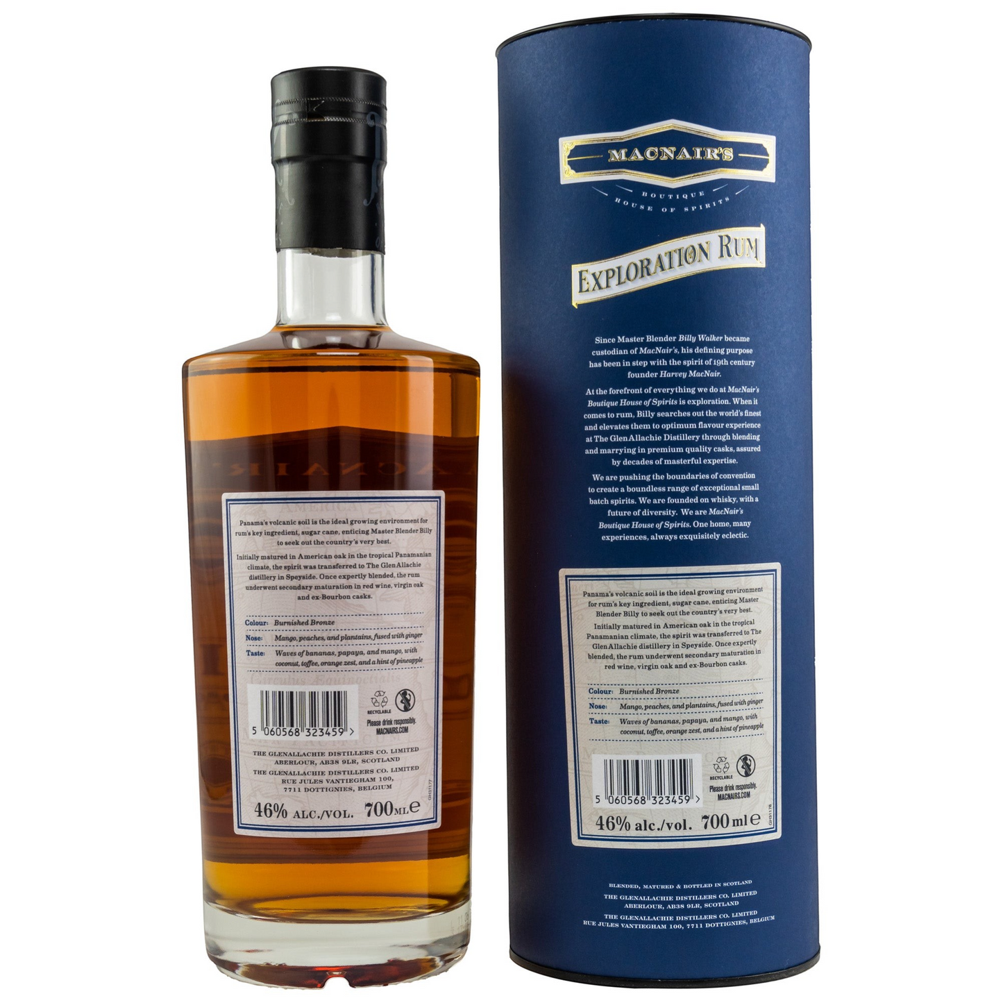 MacNairs - Exploration Panama Rum 7 Jahre - 46% Vol.