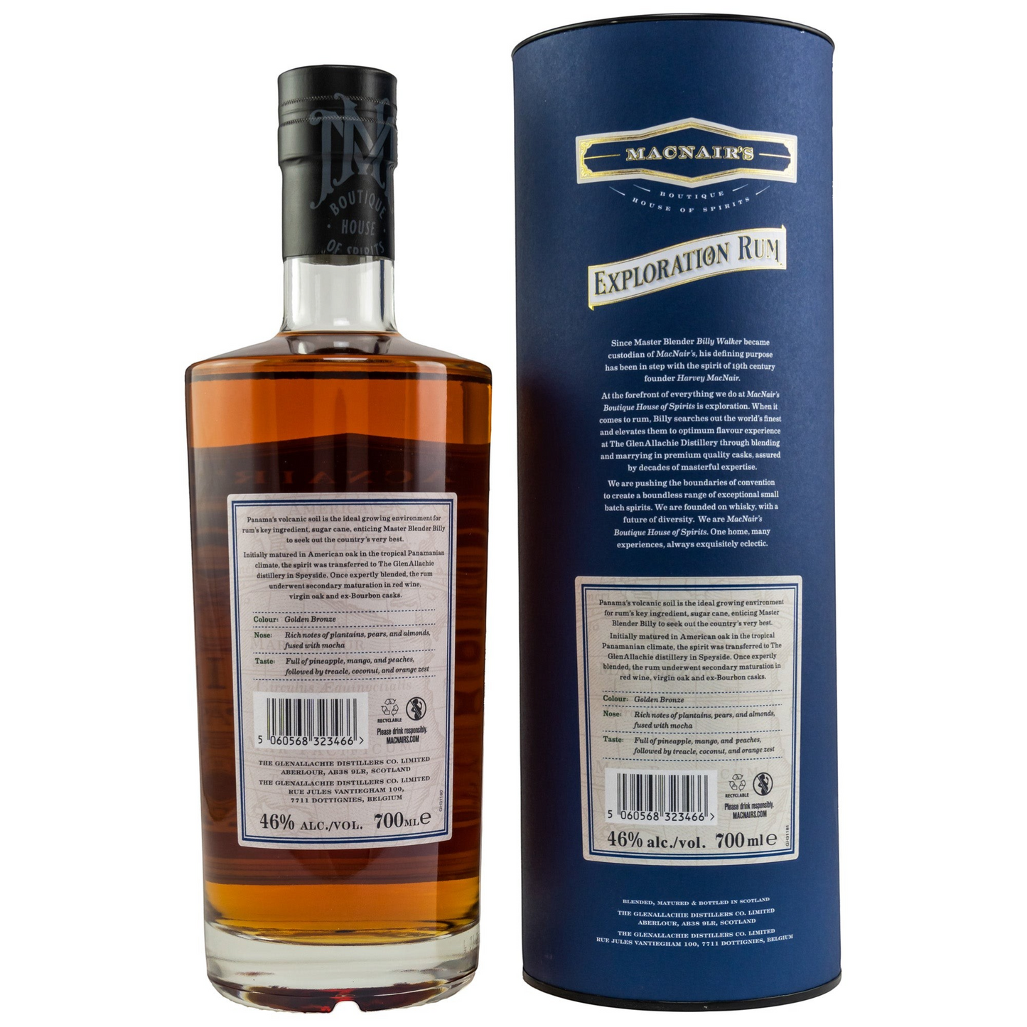 MacNairs - Exploration Panama Rum 15 Jahre - 46% Vol.