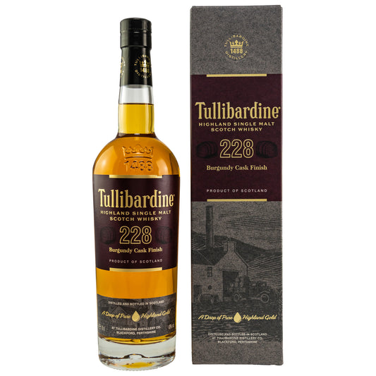 TULLIBARDINE - Burgundy Finish 228 - 43% Vol.