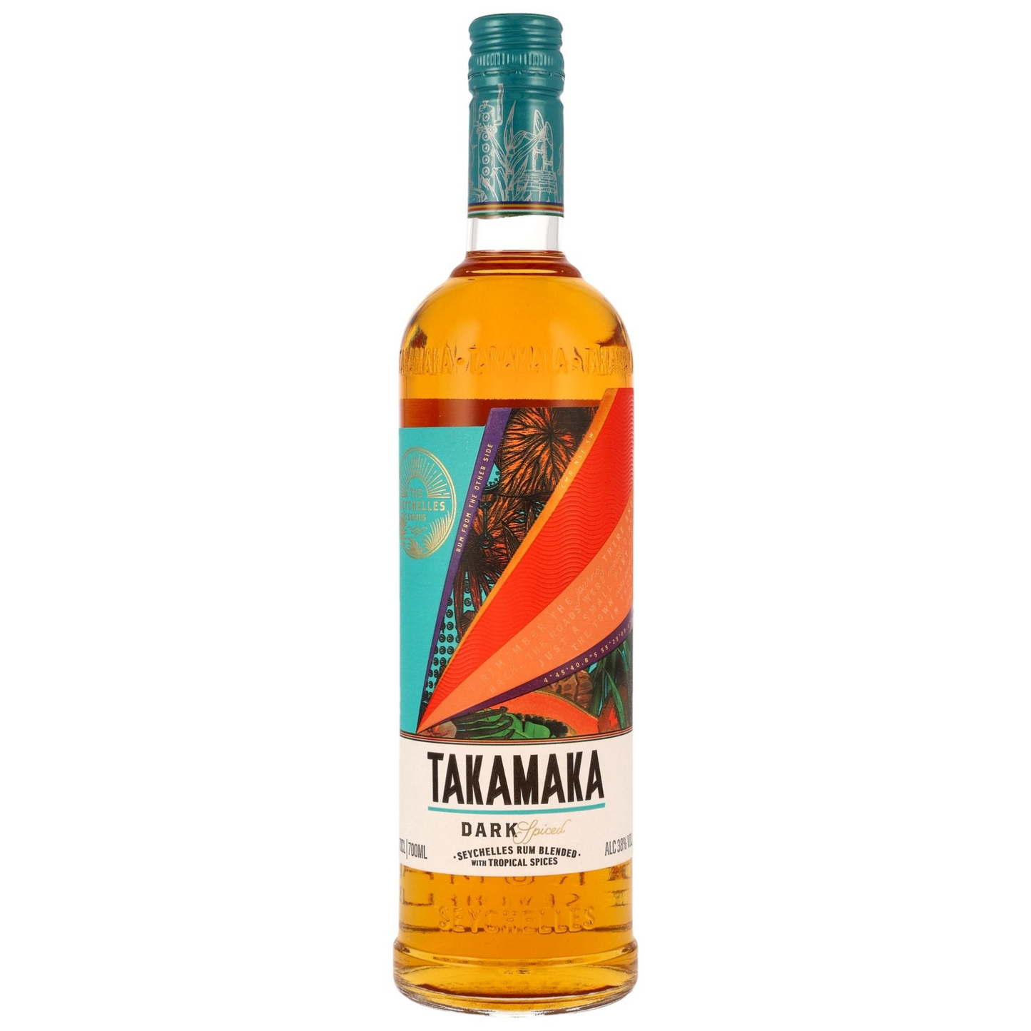 TAKAMAKA - Dark Spiced Rum - 38% Vol.