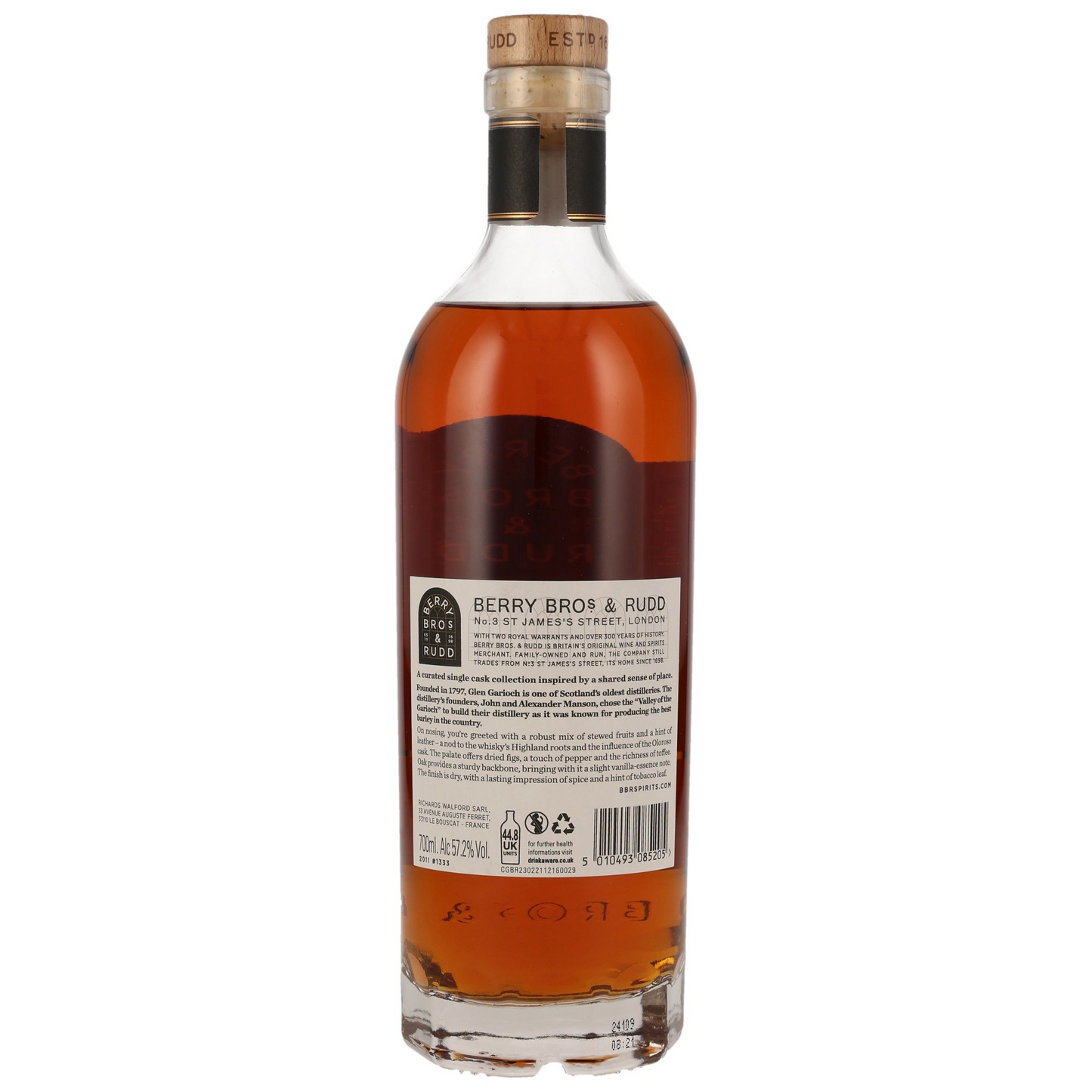 BERRY BROS. & RUDD - Glen Garioch 2011/2024 12 Jahre Cask #1100001333 Glens & Valleys - 57,2% Vol.