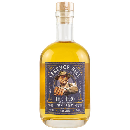 TERENCE HILL - The Hero Whisky peated - 49% vol. - Schwarzbach Spirits
