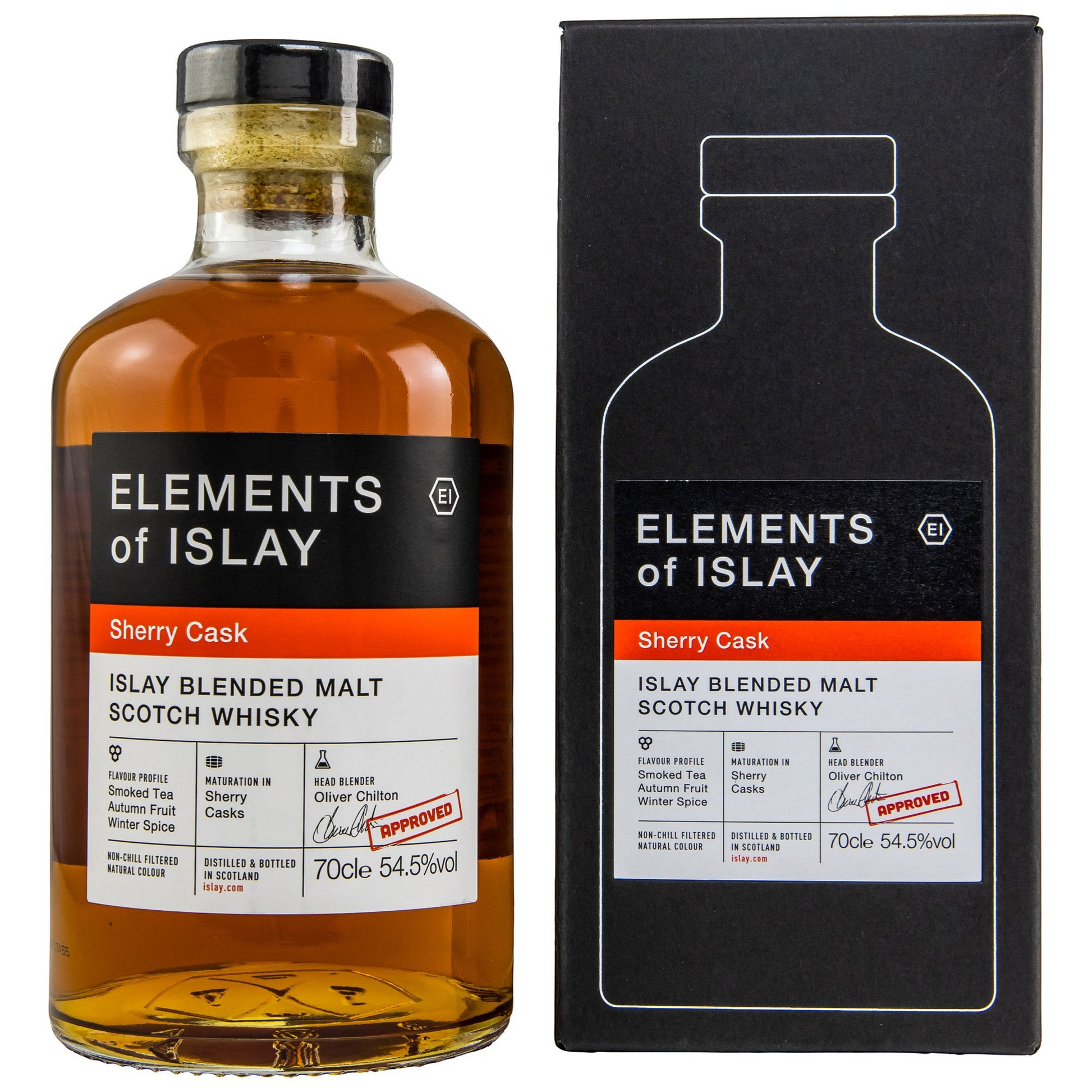 ELEMENTS OF ISLAY - Sherry Cask - 54,5% vol. - Schwarzbach Spirits