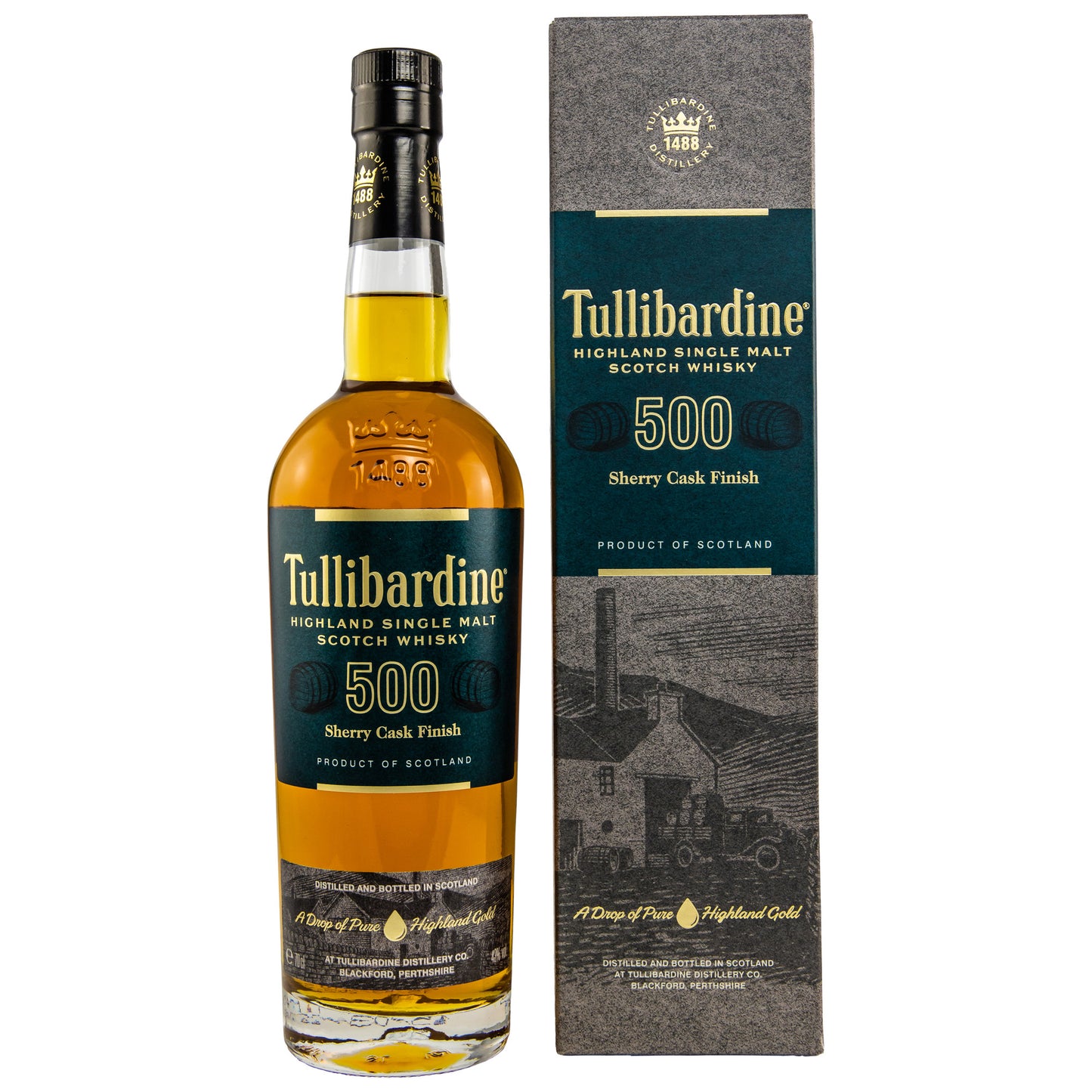 TULLIBARDINE - Sherry Finish 500 - 43% Vol.