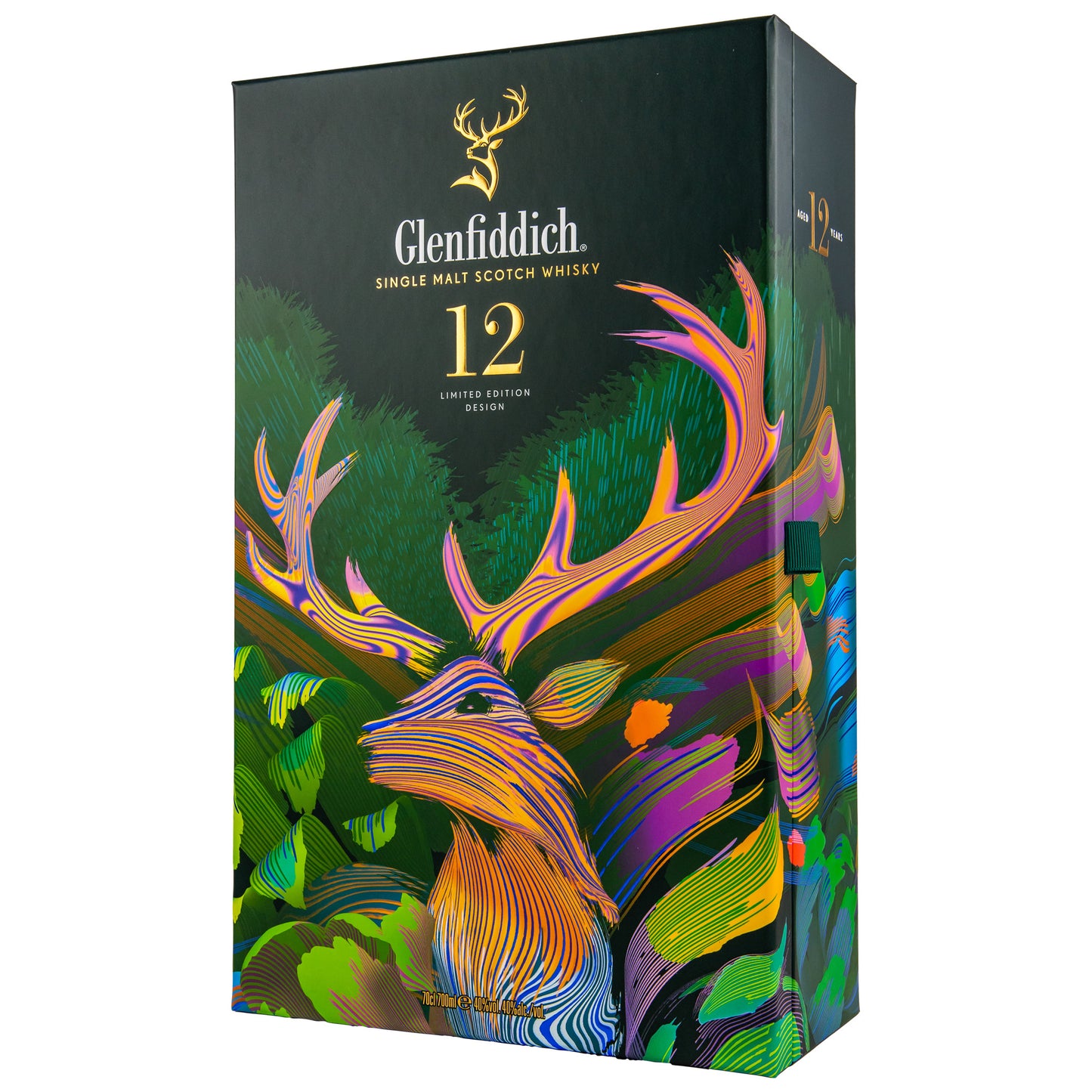 GLENFIDDICH - 12 Jahre Limited Design inkl. Flachmann - 40% Vol.